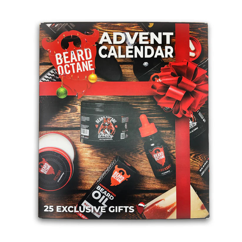 Men Beard Advent Calendar With 12 Day Beard Grooming Kits - View #2