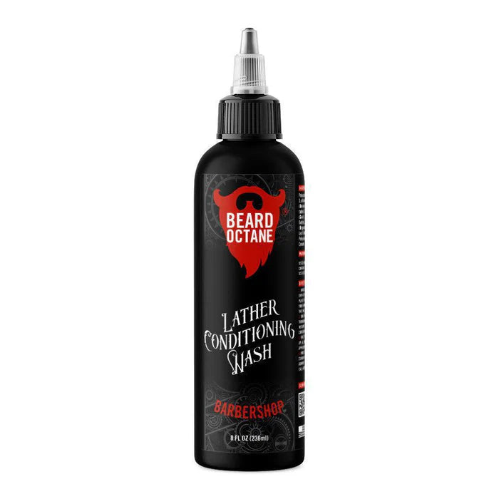 Barbershop Lather Conditioning Wash - Shaving Cream, Lemon & Bergamot - Beard Octane Australia