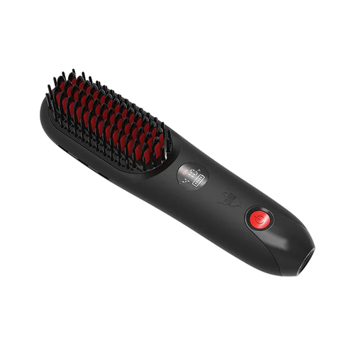 Beard Octane Cordless Beard Straightener - Portable Heated Brush For Men - Beard Octane Australia