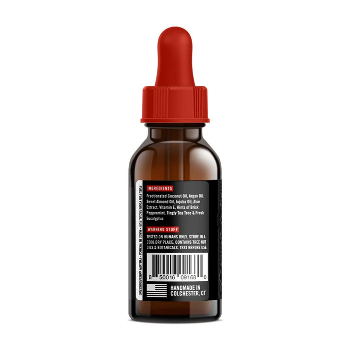 Cold Start Beard Oil - Brisk Peppermint, Tea Tree & Eucalyptus - Beard Octane Australia