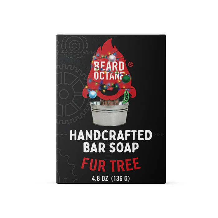 Fur Tree Handcrafted Bar Soap - Juniper, Pine & Holiday Spirit - Beard Octane Australia
