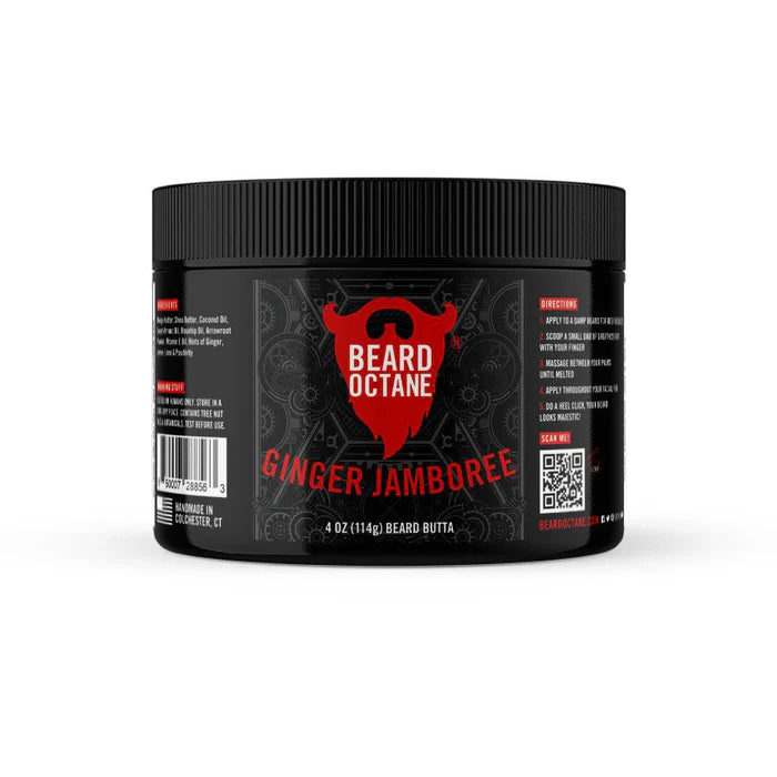 Ginger Jamboree Beard Butta - Ginger, Lime & Positive Vibes - Beard Octane Australia