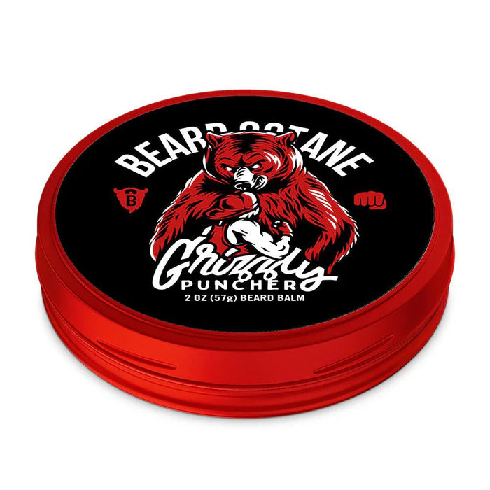 Grizzly Puncher Beard Balm - Teakwood, Oakmoss & Bergamot - Beard Octane Australia
