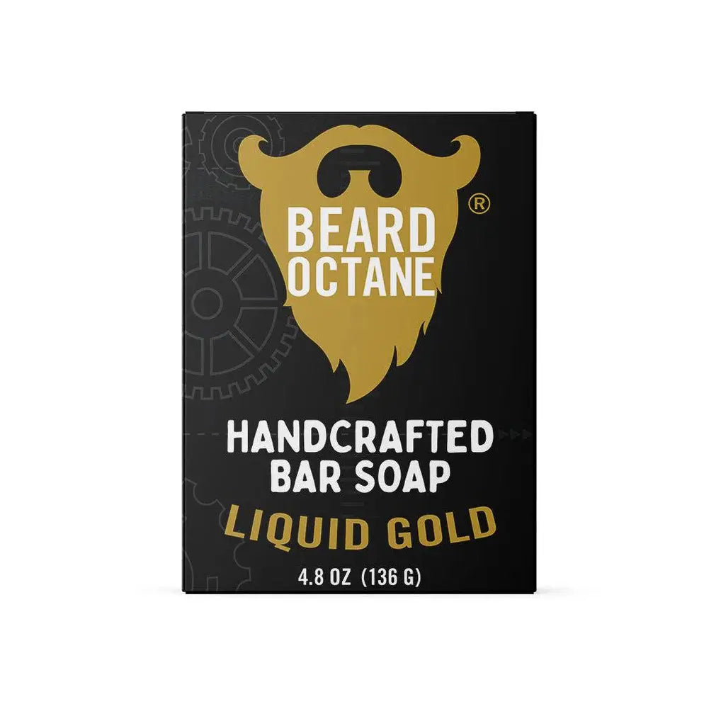 Liquid Gold Handcrafted Bar Soap - Frankincense & Oud - Beard Octane Australia