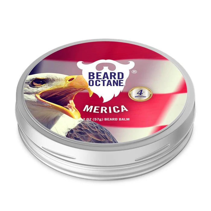 Merica Beard Balm - Cedar, Leather, Apples & Musk - Beard Octane Australia