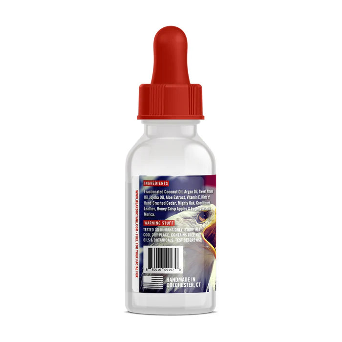 Merica Beard Oil - Cedar, Leather, Apples & Musk - Beard Octane Australia