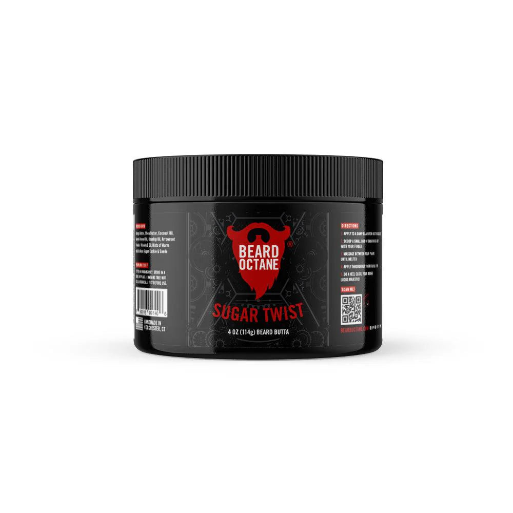 Sugar Twist Beard Butta - Warm Vanilla Bean, Sugar Cookies & Suede - Beard Octane Australia