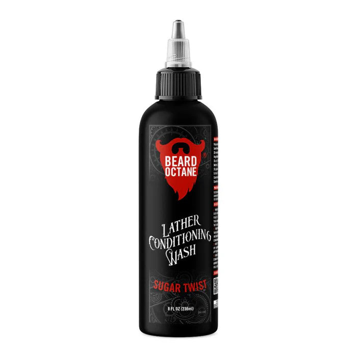 Sugar Twist Lather Conditioning Wash - Warm Vanilla Bean, Sugar Cookies & Suede - Beard Octane Australia