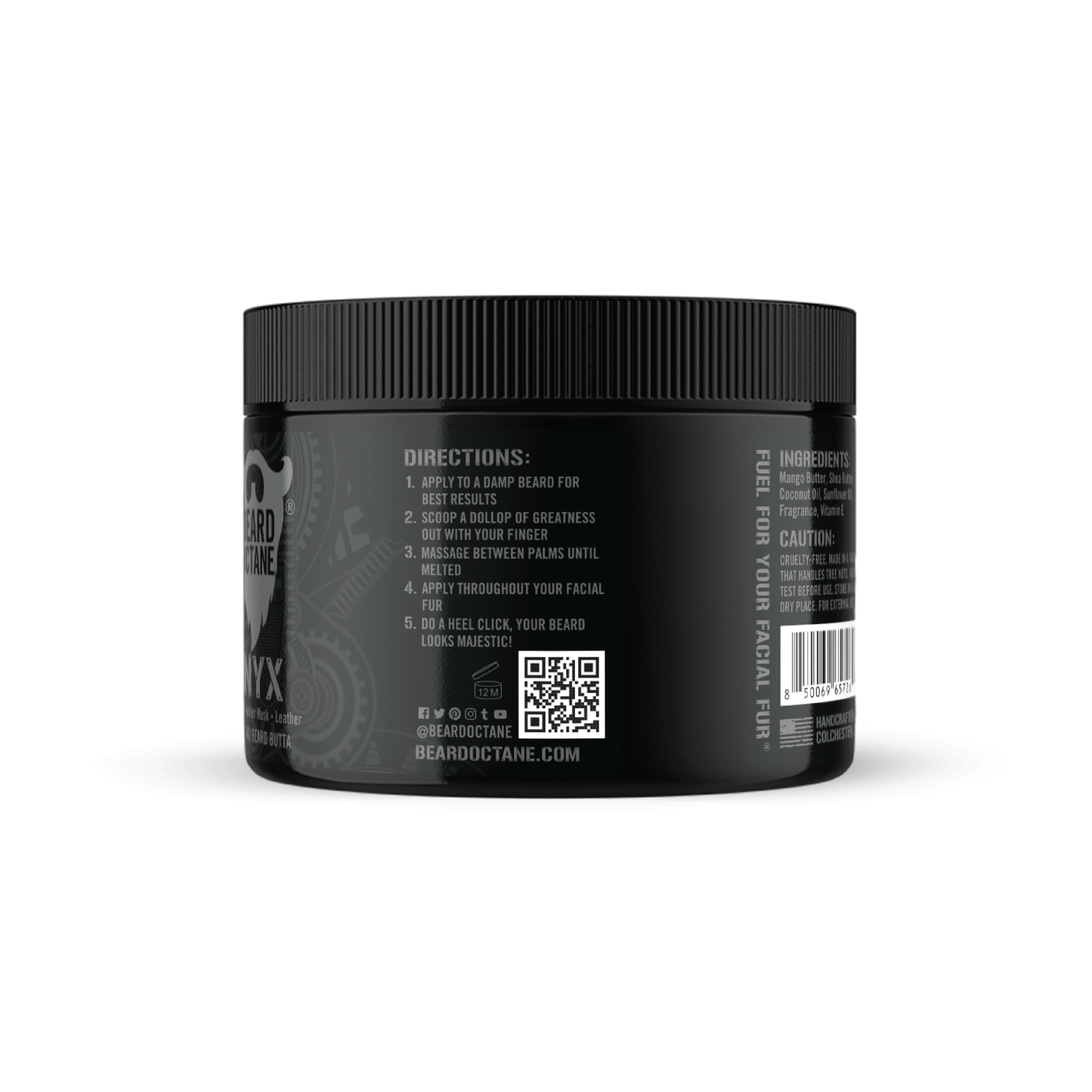 Onyx Beard Butta - Driftwood, Amber Musk & Leather Beard Products