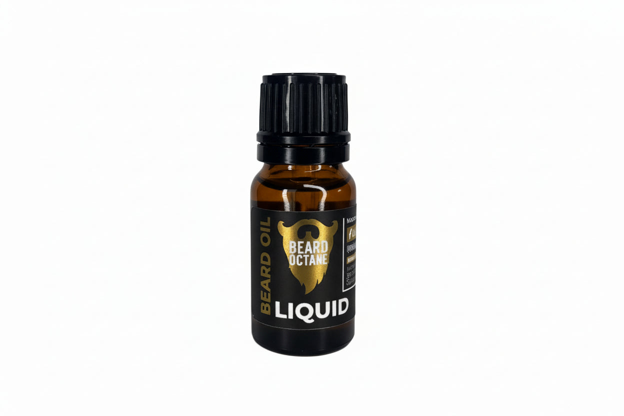 Liquid Gold Beard Oil - Frankincense & Oud - 10ml Sampler Size - Beard Octane Australia