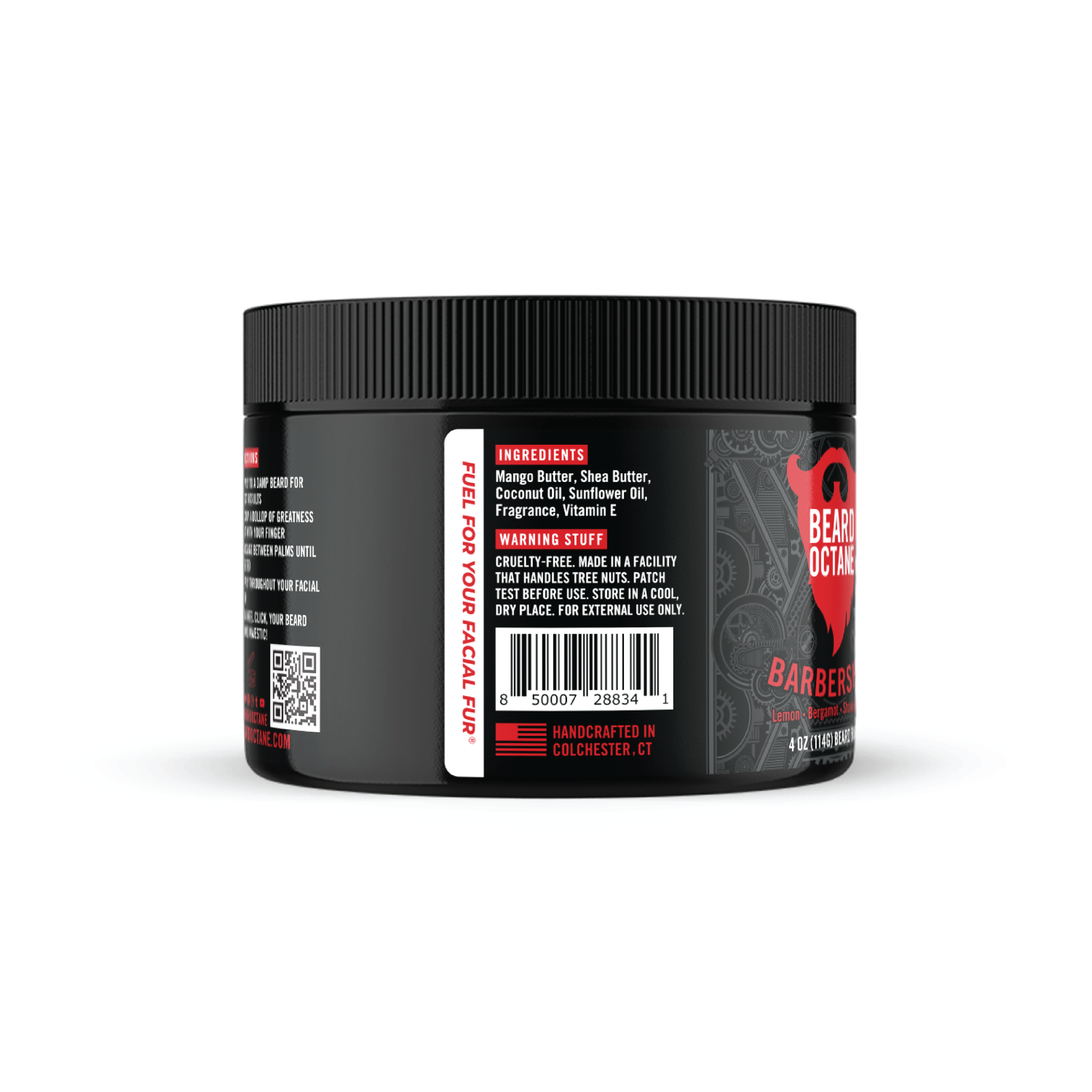 Barbershop Beard Butta - Shaving Cream, Lemon & Bergamot Beard Products