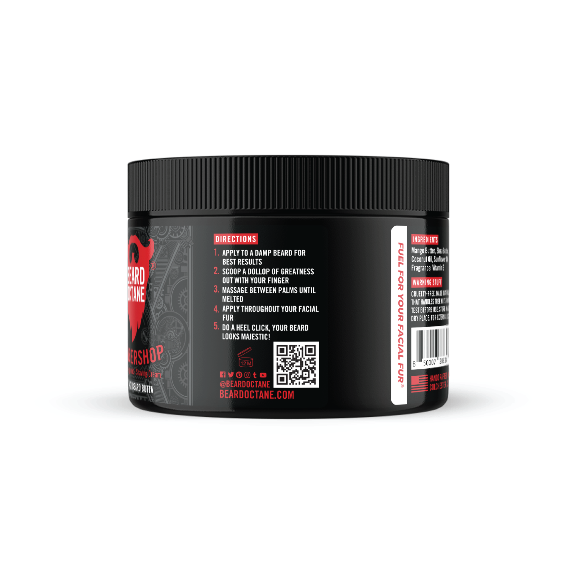 Barbershop Beard Butta - Shaving Cream, Lemon & Bergamot Beard Products