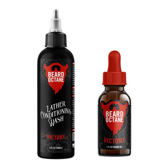 Fundamental Beard Kit - Scent: Victory - Beard Oil & Beard Wash Combo