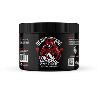Grizzly Puncher Beard Butta - Teakwood, Oakmoss & Bergamot - Beard Octane Australia