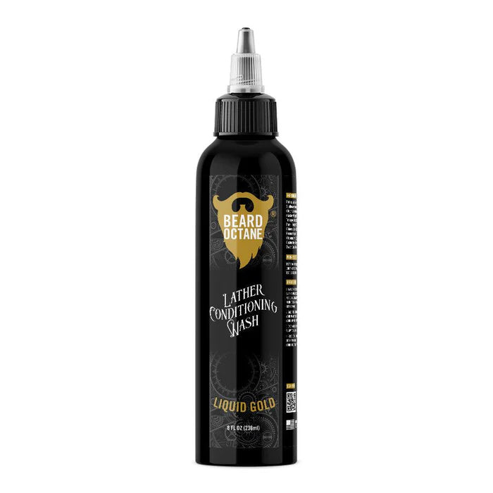 Liquid Gold Lather Conditioning Wash - Frankincense & Oud - Beard Octane Australia