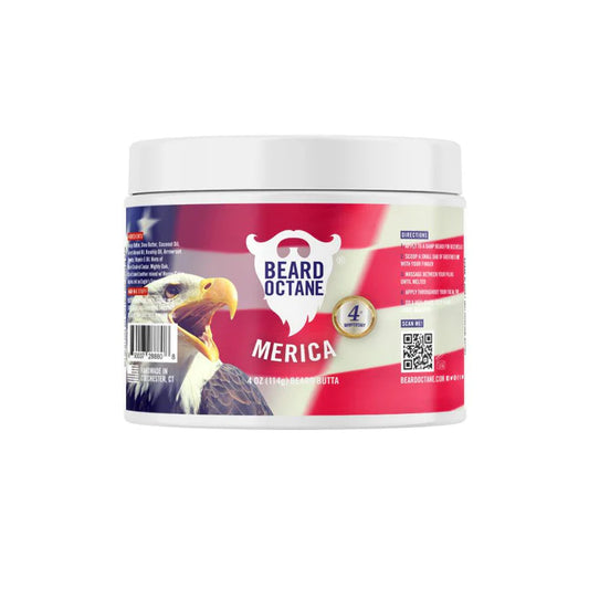 Merica Beard Butta - Cedar, Leather, Apples & Musk