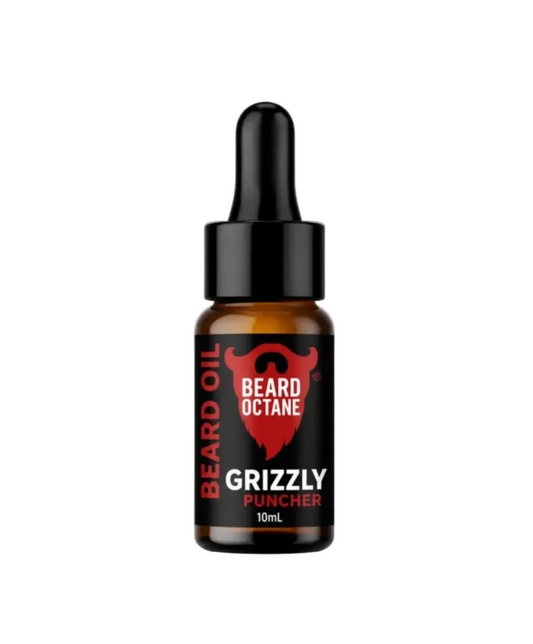 Grizzly Puncher Beard Oil - Teakwood, Oakmoss & Bergamot - 10ml Sampler size