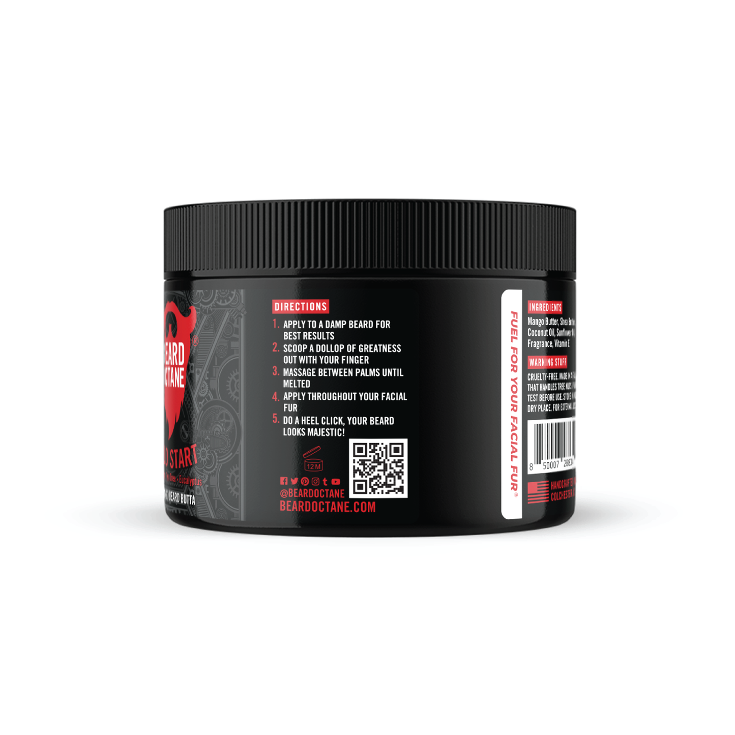 Cold Start Beard Butta - Brisk Peppermint, Tea Tree & Eucalyptus Beard Products