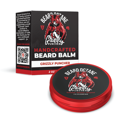 Grizzly Puncher Beard Balm - Teakwood, Oakmoss & Bergamot Beard Products