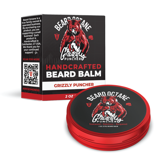 Grizzly Puncher Beard Balm - Teakwood, Oakmoss & Bergamot Beard Products