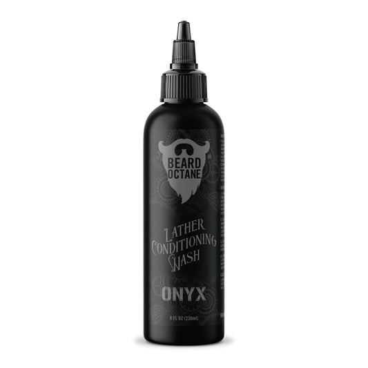 Onyx Lather Conditioning Wash - Driftwood, Amber Musk & Leather Beard Products