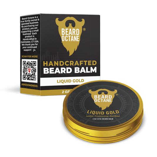 Liquid Gold Beard Balm - Frankincense & Oud Beard Products