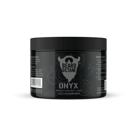 Onyx Beard Butta - Driftwood, Amber Musk & Leather Beard Products