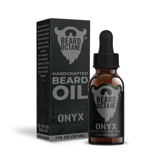 Onyx Beard Oil - Driftwood, Amber Musk & Leather Beard Products