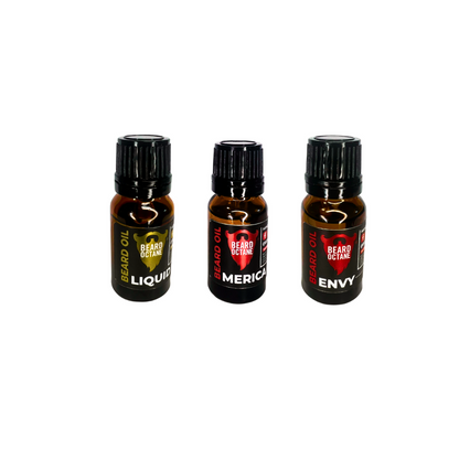 3 Beard Oil Sampler (10ml) - Your Choice of Scent