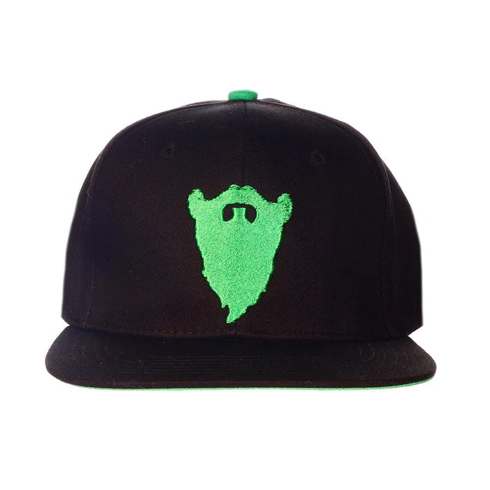 Beard Octane Embossed Stitch Flat Brim Hat