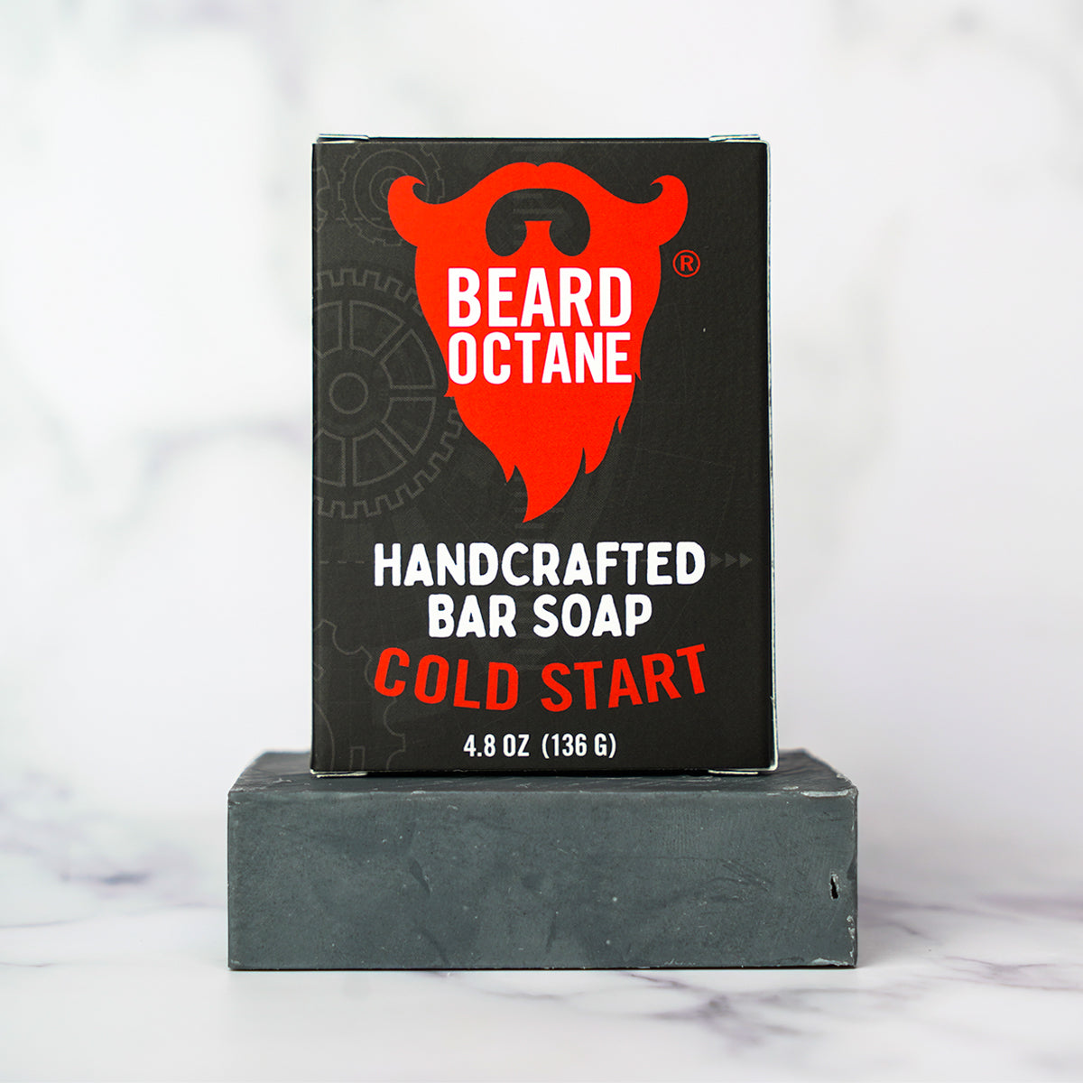 Cold Start Handcrafted Activated Charcoal Soap - Peppermint, Tea Tree & Eucalyptus
