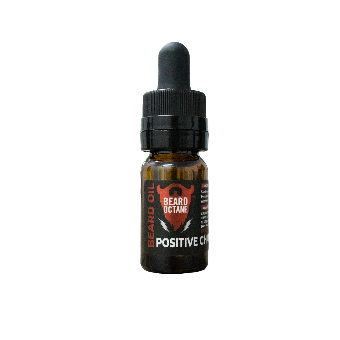 Positive Charge Beard Oil - Sugared Grapefruit, Gingered Peach & Seltzer - 10ml Sampler size